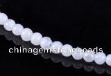 CAG162 Smooth round 4mm blue lace agate gemstone beads wholesale