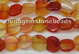 CAG1651 15.5 inches 11*12mm heart red agate gemstone beads