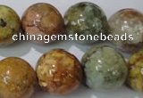 CAG1706 15.5 inches 16mm round rainbow agate beads wholesale