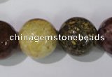 CAG1707 15.5 inches 18mm round rainbow agate beads wholesale