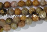 CAG1712 15.5 inches 8mm faceted round rainbow agate beads