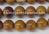 CAG1745 15.5 inches 12mm round golden agate beads wholesale