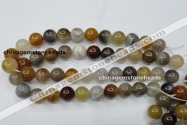 CAG1826 15.5 inches 16mm round Chinese botswana agate beads