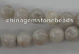 CAG1897 15.5 inches 10mm round grey agate beads wholesale