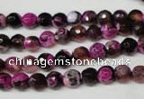 CAG2261 15.5 inches 6mm faceted round fire crackle agate beads