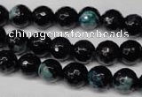 CAG2283 15.5 inches 10mm faceted round fire crackle agate beads