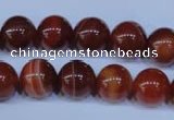 CAG2323 15.5 inches 10mmround red line agate beads wholesale
