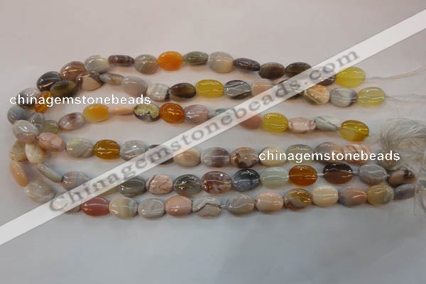 CAG2358 15.5 inches 10*14mm oval African botswana agate beads