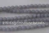 CAG2365 15.5 inches 4mm round blue lace agate beads wholesale