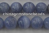 CAG2370 15.5 inches 14mm round blue lace agate beads wholesale