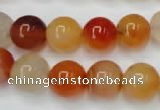 CAG2375 15.5 inches 12mm round red agate beads wholesale