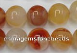 CAG2377 15.5 inches 16mm round red agate beads wholesale