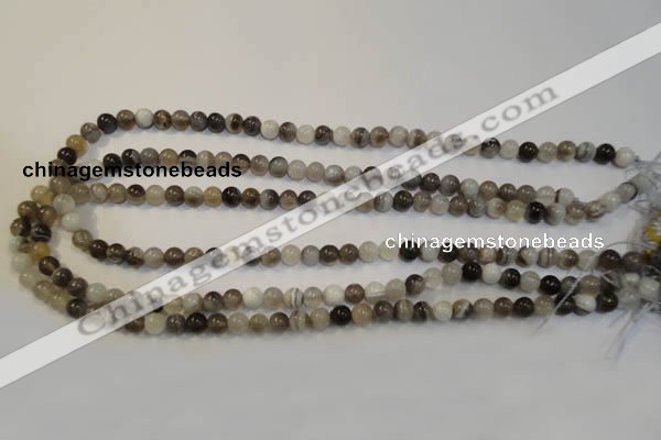 CAG2411 15.5 inches 6mm round Chinese botswana agate beads