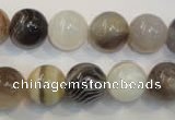 CAG2414 15.5 inches 12mm round Chinese botswana agate beads