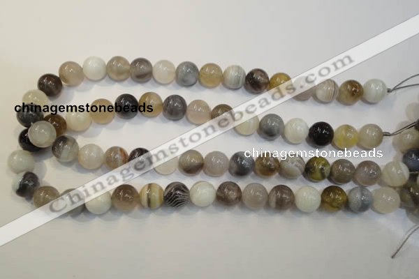 CAG2414 15.5 inches 12mm round Chinese botswana agate beads