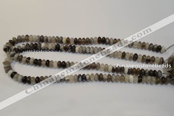 CAG2430 15.5 inches 5*8mm rondelle Chinese botswana agate beads