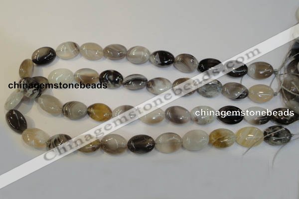 CAG2444 15.5 inches 13*18mm oval Chinese botswana agate beads