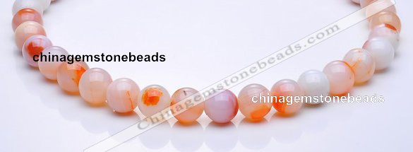 CAG265 15 inch 12mm round agate gemstone beads Wholesale