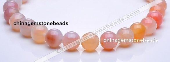 CAG268 16mm round agate gemstone beads Wholesale