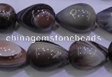 CAG2763 15.5 inches 15*20mm teardrop botswana agate beads wholesale