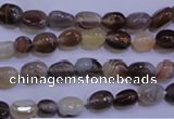 CAG2770 15.5 inches 6*8mm nuggets botswana agate beads wholesale