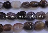 CAG2771 15.5 inches 8*12mm nuggets botswana agate beads wholesale