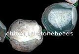 CAG329 rough agate nugget shape  gemstone beads Wholesale