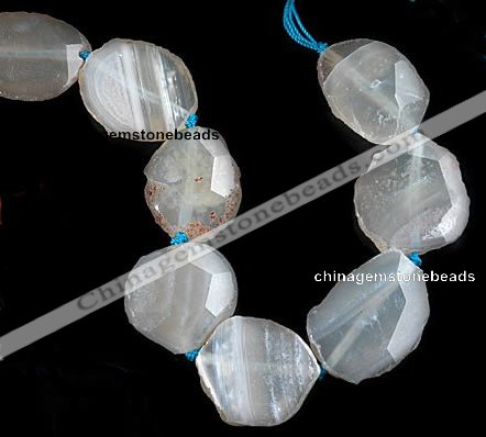 CAG330 rough agate gemstone nugget shape  beads Wholesale