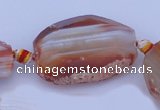 CAG332 rough agate nugget shape gemstone beads Wholesale