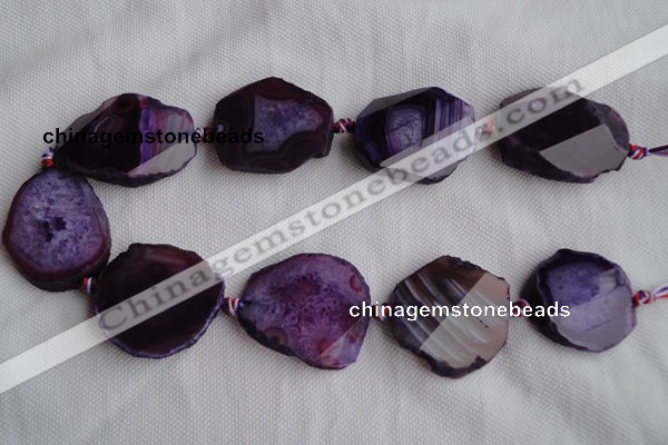 CAG333 rough agate gemstone nugget shape beads Wholesale