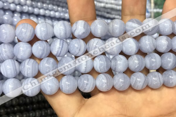 CAG3579 15.5 inches 10mm round blue lace agate beads wholesale