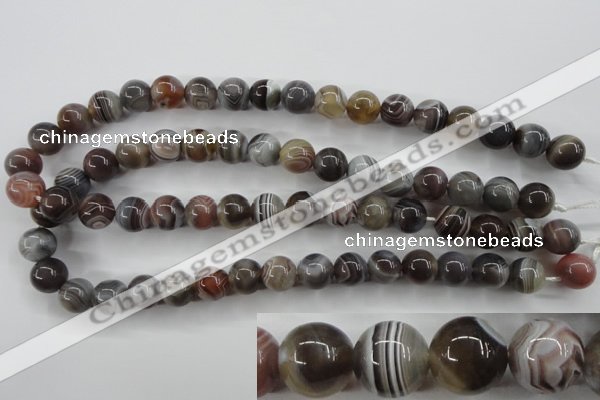 CAG3684 15.5 inches 12mm round botswana agate beads wholesale