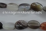 CAG3721 15.5 inches 10*14mm oval botswana agate beads wholesale