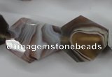 CAG3734 15.5 inches 18*22mm – 22*26mm faceted freeform botswana agate beads