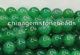 CAG420 15.5 inches 10mm round green agate beads Wholesale