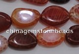 CAG4230 15.5 inches 12*16mm - 14*19mm freeform natural fire agate beads