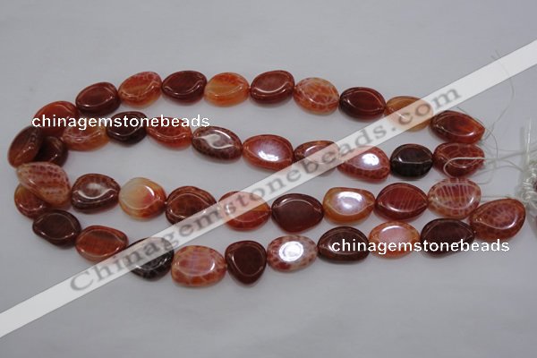 CAG4230 15.5 inches 12*16mm - 14*19mm freeform natural fire agate beads