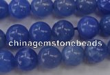 CAG4301 15.5 inches 6mm round dyed blue fire agate beads