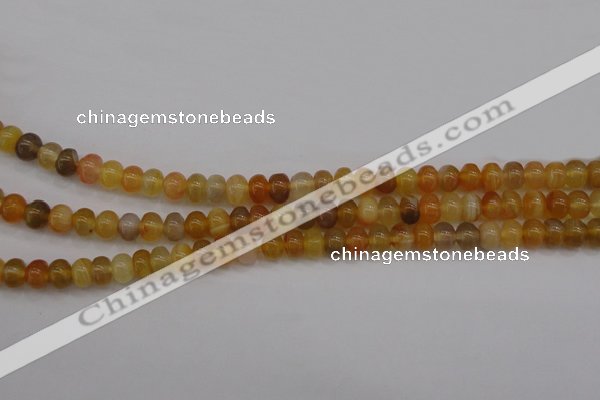 CAG4330 15.5 inches 5*7mm rondelle botswana agate gemstone beads