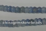 CAG4371 15.5 inches 5*8mm rondelle dyed blue lace agate beads