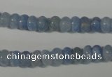 CAG4371 15.5 inches 5*8mm rondelle dyed blue lace agate beads