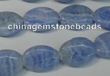 CAG4385 15.5 inches 13*18mm oval dyed blue lace agate beads