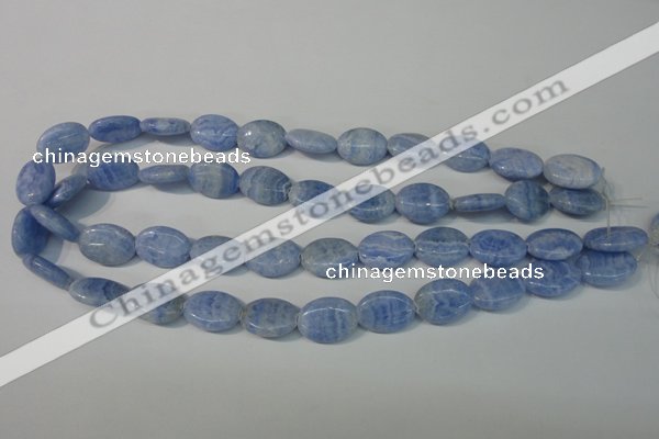 CAG4385 15.5 inches 13*18mm oval dyed blue lace agate beads