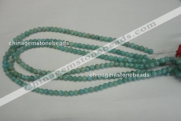 CAG4401 15.5 inches 6mm round dyed blue lace agate beads