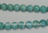 CAG4402 15.5 inches 8mm round dyed blue lace agate beads
