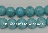 CAG4403 15.5 inches 10mm round dyed blue lace agate beads