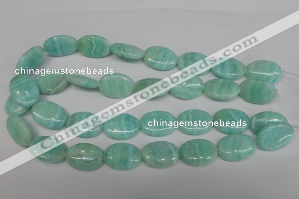 CAG4415 15.5 inches 18*25mm oval dyed blue lace agate beads