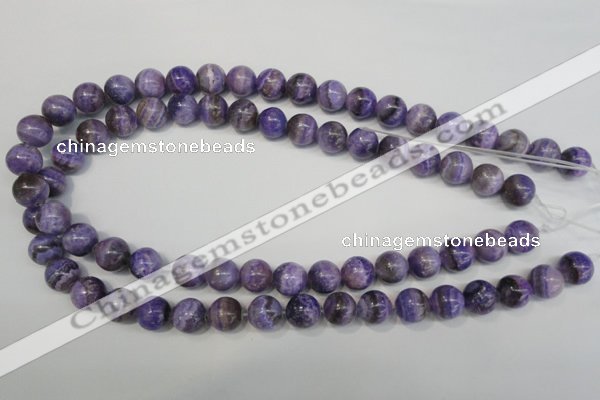 CAG4434 15.5 inches 12mm round dyed blue lace agate beads