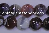 CAG4443 15.5 inches 14mm flat round botswana agate beads wholesale