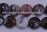 CAG4443 15.5 inches 14mm flat round botswana agate beads wholesale